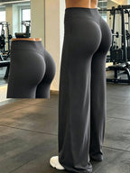 V-Seam High-Waisted Bootcut Yoga Pants