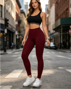 Women's 91% Cotton Classic Knit Leggings