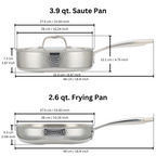 9 Piece Stainless Steel Cookware Set