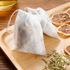 Disposable Drawstring Filter Bags for Spices, Herbs, Tea, Coffee, and Cooking (100 Count)