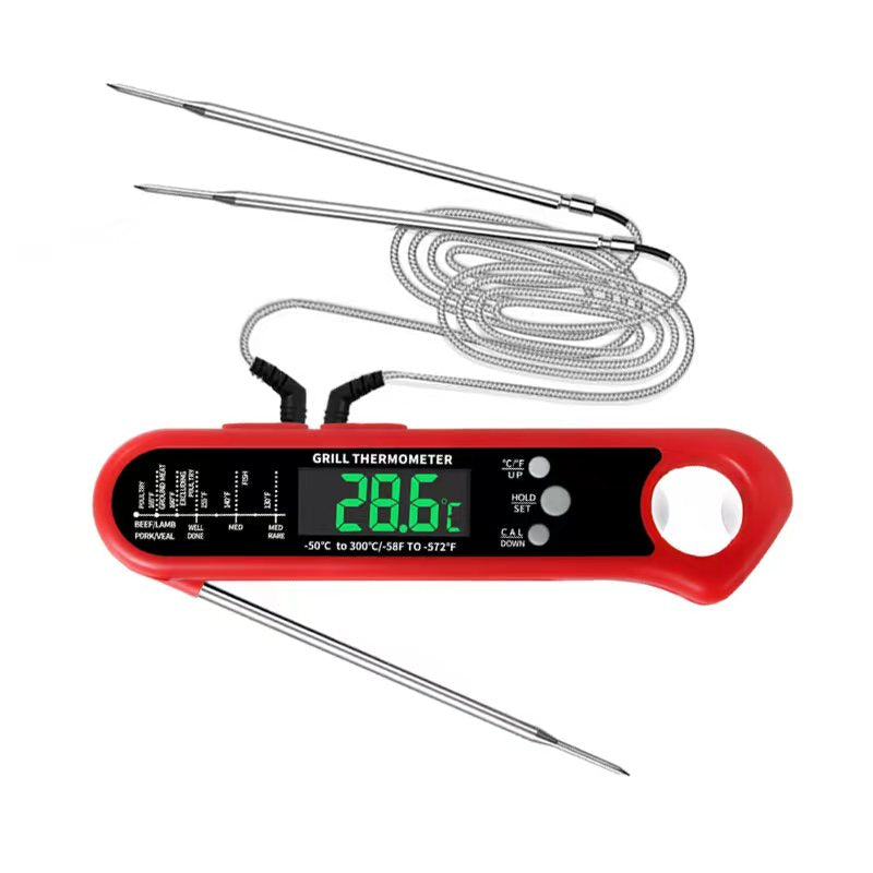 Leave-in Digital Meat Thermometer