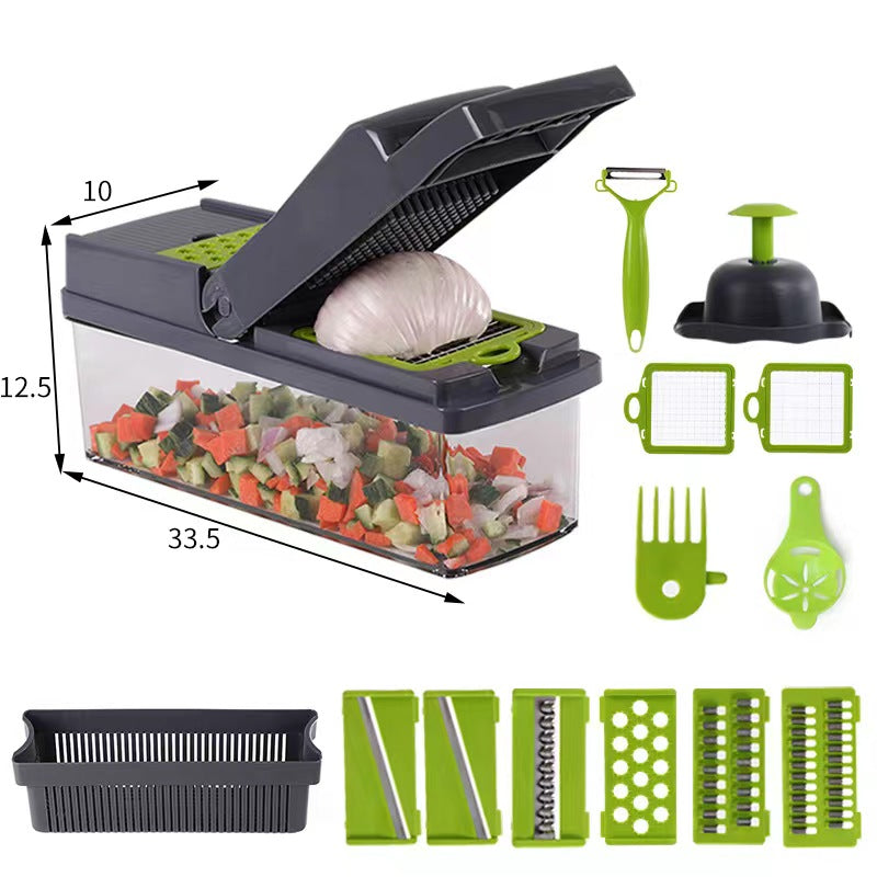 Mandoline Food Slicer (includes 13 attachments)