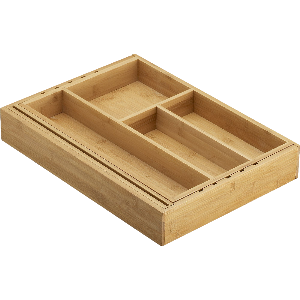Expandable Bamboo Gadget Tray