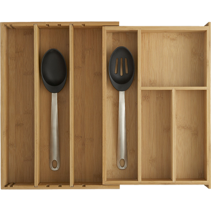 Expandable Bamboo Gadget Tray