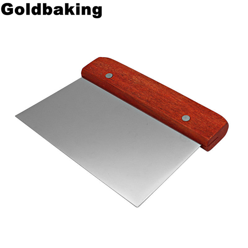 Wood Handle Stainless Steel Pastry Chopper