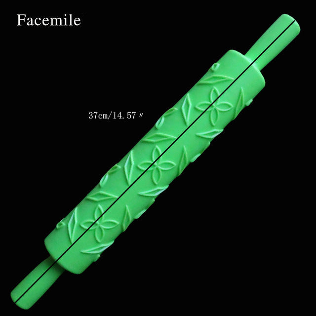 1PCS Rolling Pin Roller Daisy Different Patterns