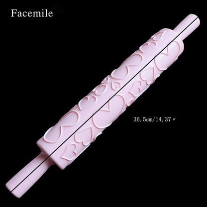 1PCS Rolling Pin Roller Daisy Different Patterns