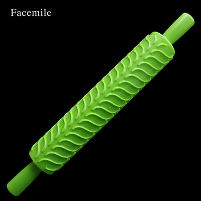 1PCS Rolling Pin Roller Daisy Different Patterns