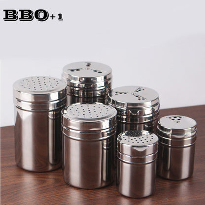 Stainless Steel Salt Pepper Shaker Set