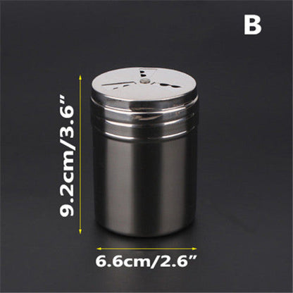 Stainless Steel Salt Pepper Shaker Set