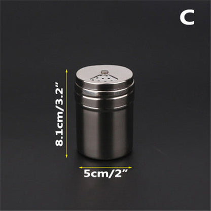 Stainless Steel Salt Pepper Shaker Set