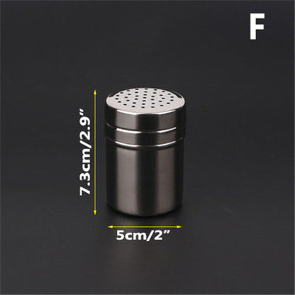 Stainless Steel Salt Pepper Shaker Set