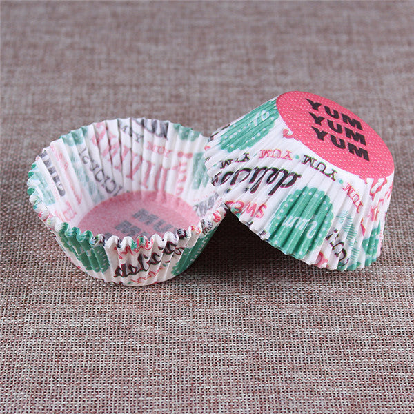 100PCS Muffin/Cupcake Paper Wrappers