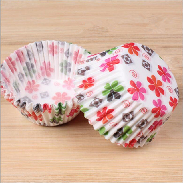 100PCS Muffin/Cupcake Paper Wrappers