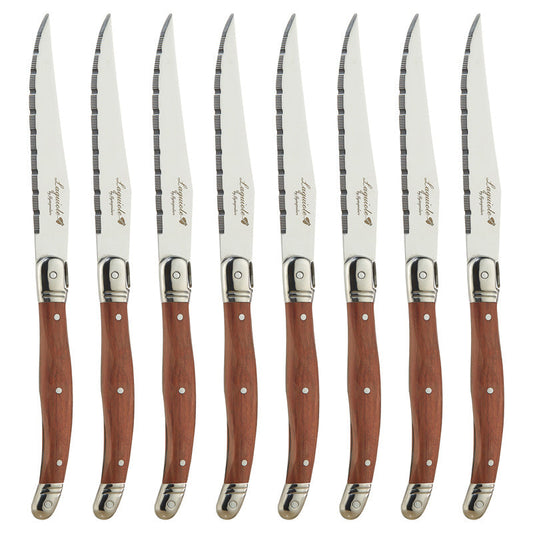 Stainless Steel Wood Steak Knives