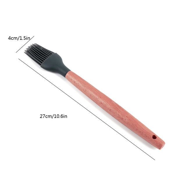 1 pc In 9 Styles Wood Handle Kitchen Cooking Tools