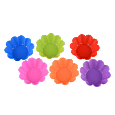Silicone Cupcake Moulds, Set of 12, Assorted Shapes