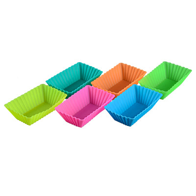 Silicone Cupcake Moulds, Set of 12, Assorted Shapes