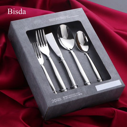 20Pcs Dinnerware Set In Stainless Steel