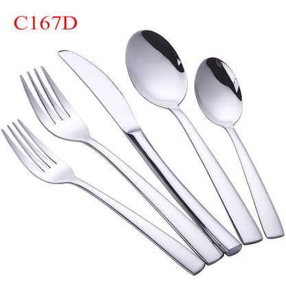 20Pcs Dinnerware Set In Stainless Steel