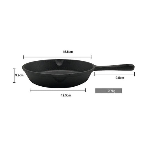 Black Mini Not Sticky Casting Iron Pan