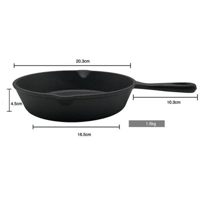 Black Mini Not Sticky Casting Iron Pan
