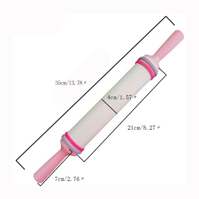 1PCS Rolling Pin Roller Daisy Different Patterns
