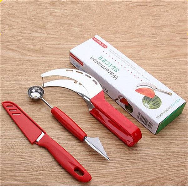 Stainless Steel Watermelon Slicer/Cutter Knife/Corer Scoop