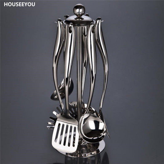 7pcs/set Stainless Steel Kitchen Cook Set