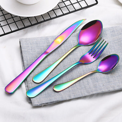 4pcs Stainless Steel Cutlery Silverware Set