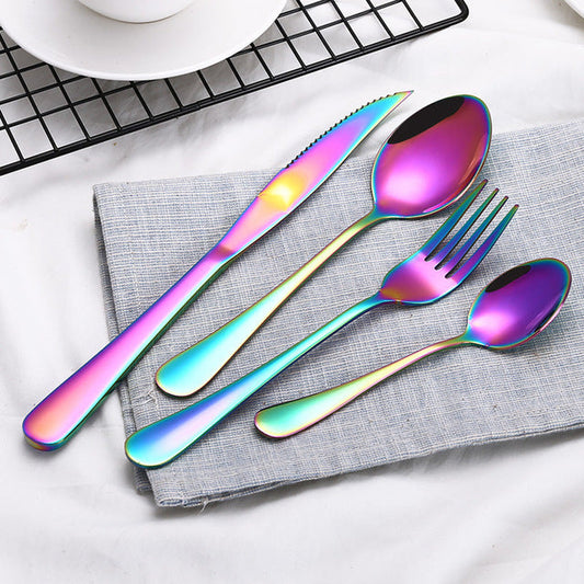 4pcs Stainless Steel Cutlery Silverware Set
