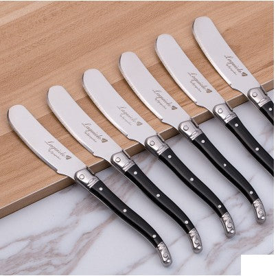 6pc/set Laguiole Butter Knife Spreaders Set