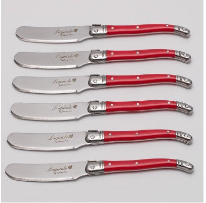 6pc/set Laguiole Butter Knife Spreaders Set