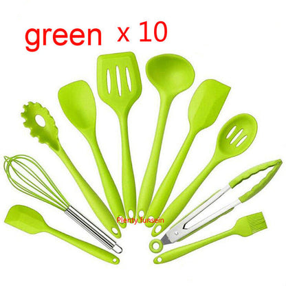 10 pieces set kit COLORFUL Set of Cooking Tools