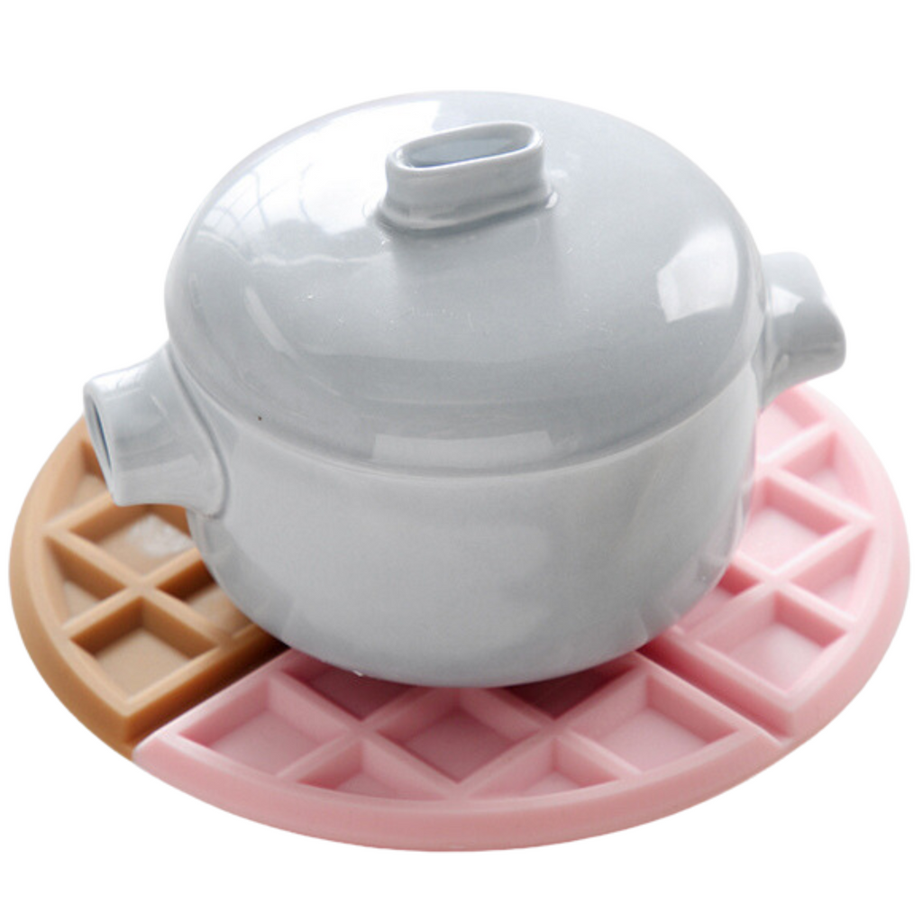 Silicone Trivets - 4 Piece Waffle Set
