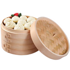 Bamboo 2 Tiered Steamer Basket (10-Inch)